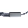 Câble de charge extralong, USB, Micro-USB, C-Type et lumière