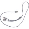 Câble de charge extralong, USB, Micro-USB, C-Type et lumière