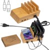 Station de charge sans fil avec 2 ports USB et un port USB-C