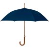 Parapluie automatique avec poignée en bois et tiges en métal de verre