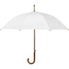 Parapluie automatique avec poignée en bois et tiges en métal de verre