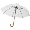 Parapluie automatique avec poignée en bois et tiges en métal de verre