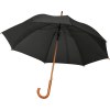 Parapluie automatique avec poignée en bois et tiges en métal de verre