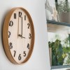 Horloge murale en bois