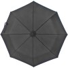 Parapluie télescopique noir avec bordure colorée