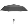 Parapluie télescopique noir avec bordure colorée