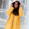 Imperméable bicolore en PVC