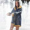 Imperméable bicolore en PVC