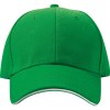 Casquette '6 Panel' 'Sandwich' 'heavy-brushed'