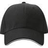 Casquette '6 Panel' 'Sandwich' 'heavy-brushed'