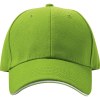 Casquette '6 Panel' 'Sandwich' 'heavy-brushed'