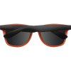 Lunettes de soleil bicolor et verres étamés