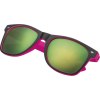 Lunettes de soleil bicolor et verres étamés