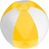 Ballon de plage bicolore coloré/transparent