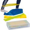 Bandes élastiques de fitness dans une boîte en plastique