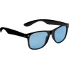 Lunettes de soleil avec monture en plastique noir et verres colorés