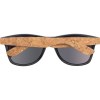 Lunettes de soleil avec branches recouvertes de liège