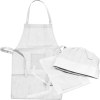 Set de cuisine pour enfants non tissé (tablier + casquette)