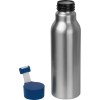 Bouteille en métal avec couvercle silicone