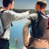 Sac à dos avec applications colorées