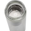 Bouteille en verre avec couvercle en bambou et capacité de 420 ml