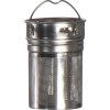 Bouteille en verre avec couvercle en bambou et capacité de 420 ml