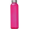 Bouteille transparente avec couvercle gris