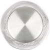 Bouteille transparente avec couvercle gris