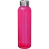 Bouteille transparente avec couvercle gris