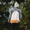 Gymbag avec fond en jute et cotton Oeko-Tex STANDARD 100