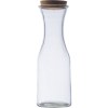 Carafe en verre avec couvercle en liège 1.000 ml