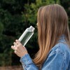 Bouteille en verre avec revêtement de jute 500 ml