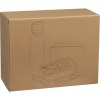 Set lunchbox et bouteille isolée