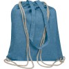 Sac en coton recyclé avec longues poignées et cordons de transport