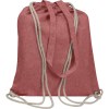 Sac en coton recyclé avec longues poignées et cordons de transport