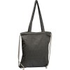 Sac en coton recyclé avec longues poignées et cordons de transport