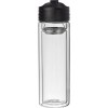 Bouteille en verre avec passoire