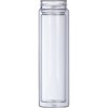 Bouteille en verre avec passoire