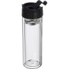 Bouteille en verre avec passoire