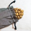 Sac à cordon moyen en coton recyclé