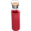 Bouteille en verre avec housse néoprène, 600 ml