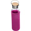Bouteille en verre avec housse néoprène, 600 ml