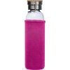 Bouteille en verre avec housse néoprène, 600 ml