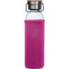 Bouteille en verre avec housse néoprène, 600 ml