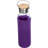 Bouteille en verre avec housse néoprène, 600 ml