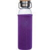 Bouteille en verre avec housse néoprène, 600 ml