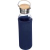 Bouteille en verre avec housse néoprène, 600 ml