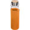 Bouteille en verre avec housse néoprène, 600 ml