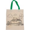 Sac en coton avec crayons à colorier