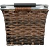 Panier à provisions en rotin